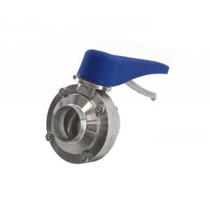 DIN DN 25 Sanitary Butterfly Valve, Weld/Thread (multi-position handle)